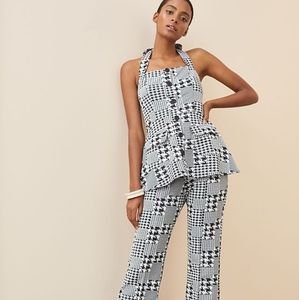 Anthropologie Eva Franco Plaid Pant Set